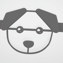 mascarar alça Salve orelha cão ferramenta protetor orelhas 3d print model - Mito3D