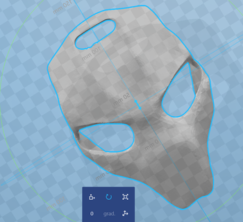 maschera strada combattente motociclette maschere 3d print model - Mito3D