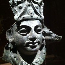 maschera di vishnu para vasudeva gli art met museum museo scansione la scultura scansioni repliche 3d print model - Mito3D
