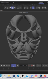 masque autant Nom 3d print model - Mito3D