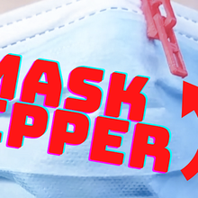 mask zipper fashion coronavirus face facemask clip surgical 3d print model - Mito3D