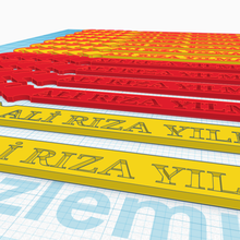 máscara tutucu soporte herramienta terciopelo diapositiva rize derepazar Ali za escuela intermedia 3 dimensión tasar 3d print model - Mito3D