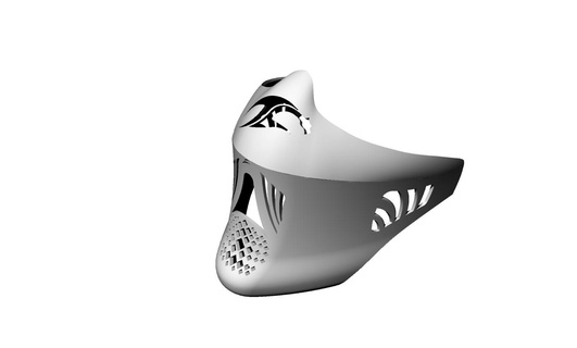 maschere pieghevole 3d print model - Mito3D