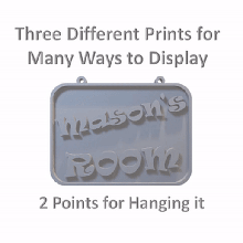 Maurer Zimmer Zeichen beinhaltet Schreibtisch Stand Mauer hängend Punkte Tür Montage gefüllt basteln Harz Mason Plakette 3d print model - Mito3D