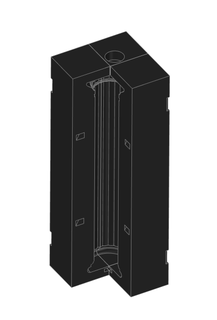 maçonnique dorique colonne moule 3d print model - Mito3D
