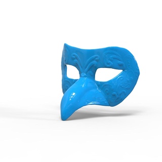 masquerade male mask nose 3d print model - Mito3D