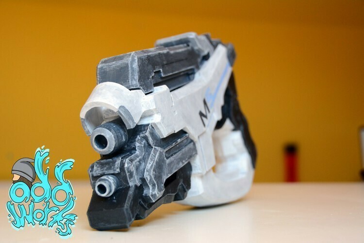 masa efecto m5 falange pistola bioware sci fi accesorios cosplay disfraz 3D print model - Mito3D