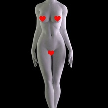 mass morinth nude statue asari sexy figure effect alien bust andromeda 3d print model - Mito3D