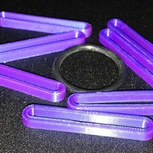 mass portal pharaoh xd20 delta tensioner rigid ink rubber band 3d_printer_parts 3d print model - Mito3D