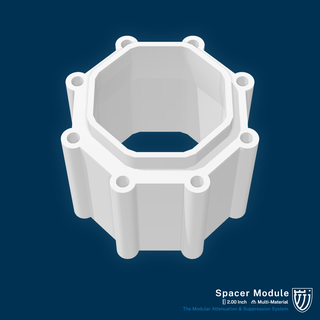 Masse espaceur module 200 suppresseur 3d print model - Mito3D