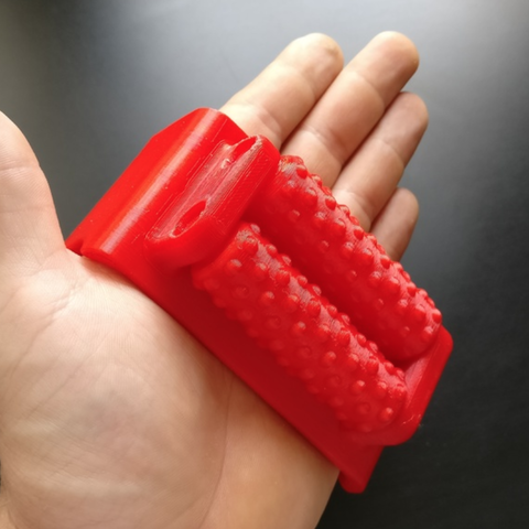 rolo de massagem mão supportless ferramenta prático massageador xtremepower xtreme impressão 3d 3D print model - Mito3D