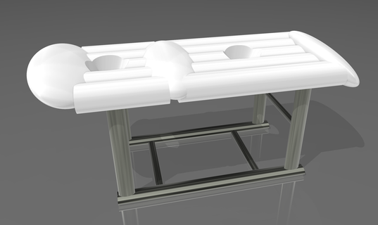 massage table relaxation 3d print model - Mito3D