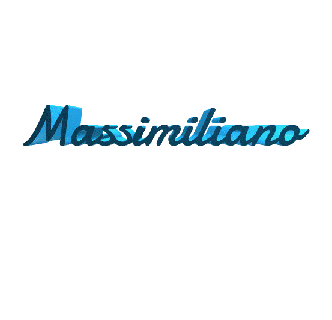 massimiliano boy male man first name decoration art home day bricoloup 3d 3d print model - Mito3D