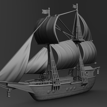mast cargo ship 3d print model - Mito3D