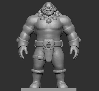 usta usta Hulk hayret şekil 3d print model - Mito3D