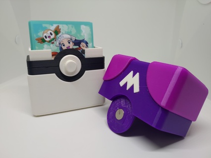 maestro palla carta Astuccio guaina maniche versione gioco tavolo scatola titolare supporto Pokemon figure giocattolo 3d print model - Mito3D