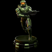 master chief art halo infinite sci-fi soldier space warhammer tabletop armor cortana weapon fan game 3d print model - Mito3D