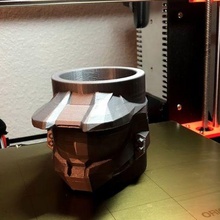 master chief koozie halo containers 3d print model - Mito3D