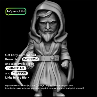 maestro luke skywalker gioco stella guerre jedi ribelle eroe azione figura 3d stampa fan arte oggetti collezione spazio musica lirica huper3d 3d print model - Mito3D