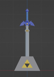 Maître épée Légende Zelda lien calcul nintendo Jeu vidéo 3d print model - Mito3D