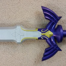 mestre da espada de tamanho completo lenda zelda jogo arma lâmina prop réplica cosplay 3d print model - Mito3D