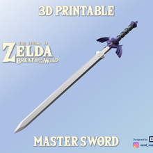 Maître épée Zelda souffle sauvage Légende lien triforce Jeux cosplay nintendo accessoires commutateur 3d print model - Mito3D