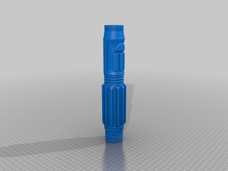 Meister windu Lichtschwert Basic Modell 3D print model - Mito3D