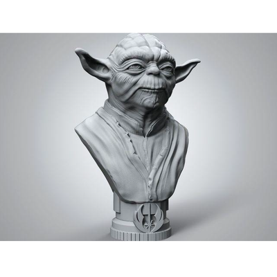 mestre yoda estrela guerras jedi sith vader lucas anakin skywalker senhor 3d print model - Mito3D