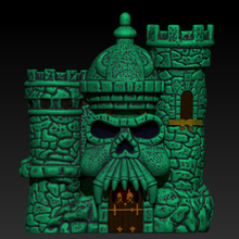 masters universe castle greyskull 3d print model - Mito3D