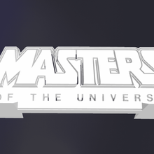 mestres universo logotipo motu 3d print model - Mito3D