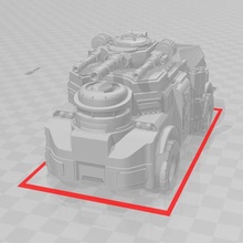 mastiff v2 - centered turret game 3d print model - Mito3D