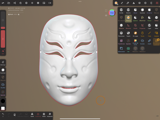 girin özel sanat hayır oni hannya japon 3d print model - Mito3D