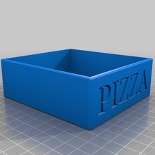 matador Pizza Roca cepillo almacenamiento bloquear cocina comida 3d print model - Mito3D