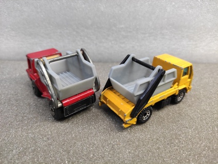 matchbox ford cargo skip truck container 3d print model - Mito3D