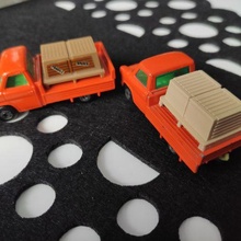 scatola fiammiferi guado transito Raccogliere carico caricare pallet sacchetto 3d print model - Mito3D
