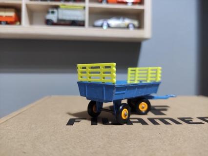 scatola fiammiferi fieno trailer barriere lati 3d print model - Mito3D