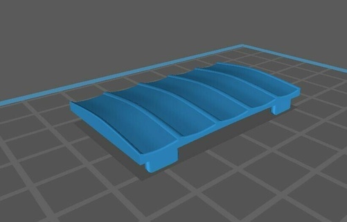 Streichholzschachtel lesney 61b alvis unerschütterlich Dach Ersatz Rahmen Druckguss 3d print model - Mito3D