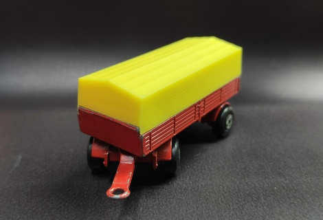 caixa fósforos mercedes caminhão no1 reboque inclinar 3d print model - Mito3D