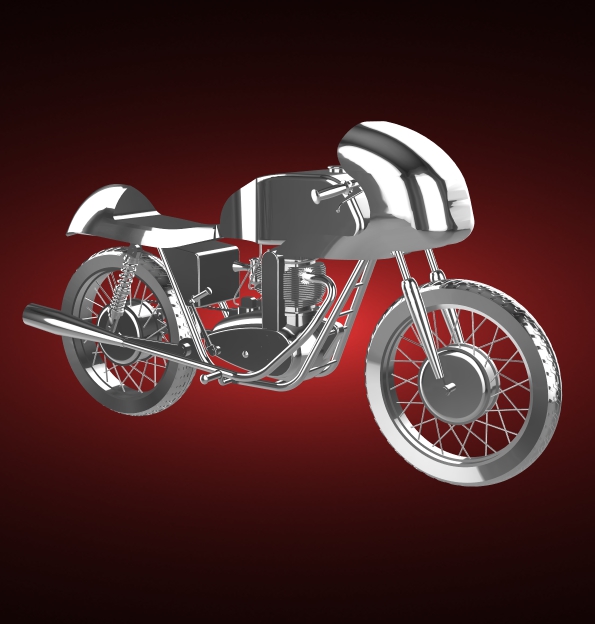 unvergleichlich g50 1960 500cc Motorrad Fahrrad Motor two wheeled Fahrzeug Biker Sport moto Geschwindigkeit Turbo Roadster Hubschrauber 3D print model - Mito3D