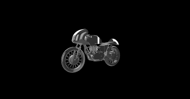 incomparabile g50 1960 moto motociclo motore bicicletta motocicletta motorrad 3d print model - Mito3D