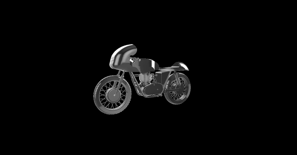 incomparável g50 1963 moto motocicleta motor bicicleta le la motorrad 3d print model - Mito3D
