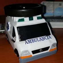 mate ambulance polymer ornament health 3d print model - Mito3D