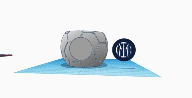 mate ball inter logo maten 3d print model - Mito3D