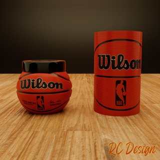 compañero basquet conjunto pelota wilson baloncesto yerbero azúcar molino 3d print model - Mito3D