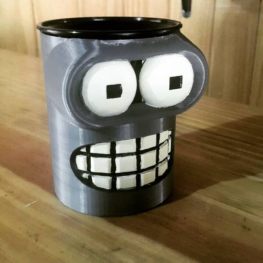 mate bender futurama subliplast 3D print model - Mito3D