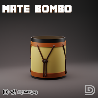 mate bombo Home argentina criollo 3d print model - Mito3D