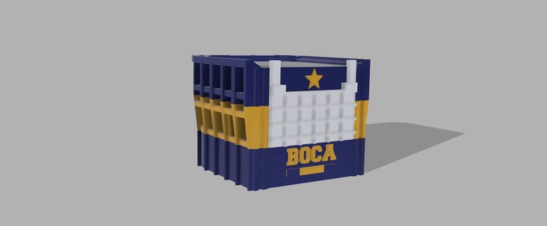 Kamerad Süßigkeiten Box Boca Junioren 3d print model - Mito3D