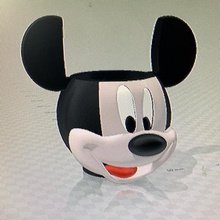 mate cabeza mickey mouse disney mates mickeymouse 3d print model - Mito3D