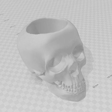 camarade calabera crâne portamate 3d print model - Mito3D