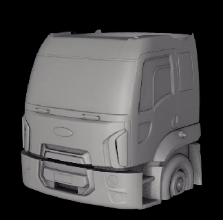 mate cargo 1729 truck ford charge transportation carrier ornament 3d print model - Mito3D